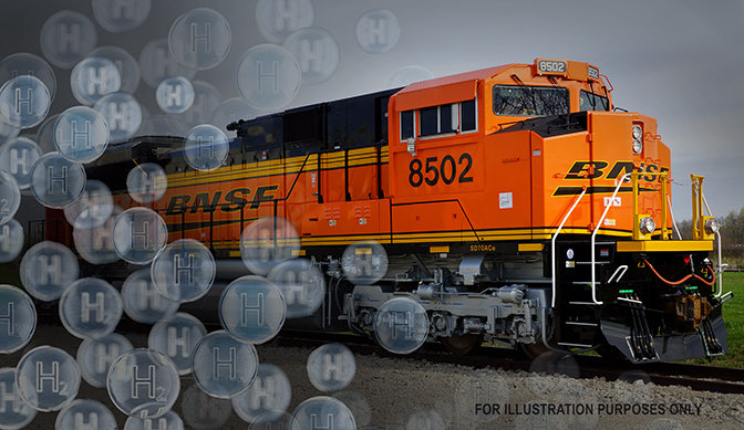 Caterpillar, BNSF and Chevron Agree to Pursue Hydrogen Locomotive Demonstration